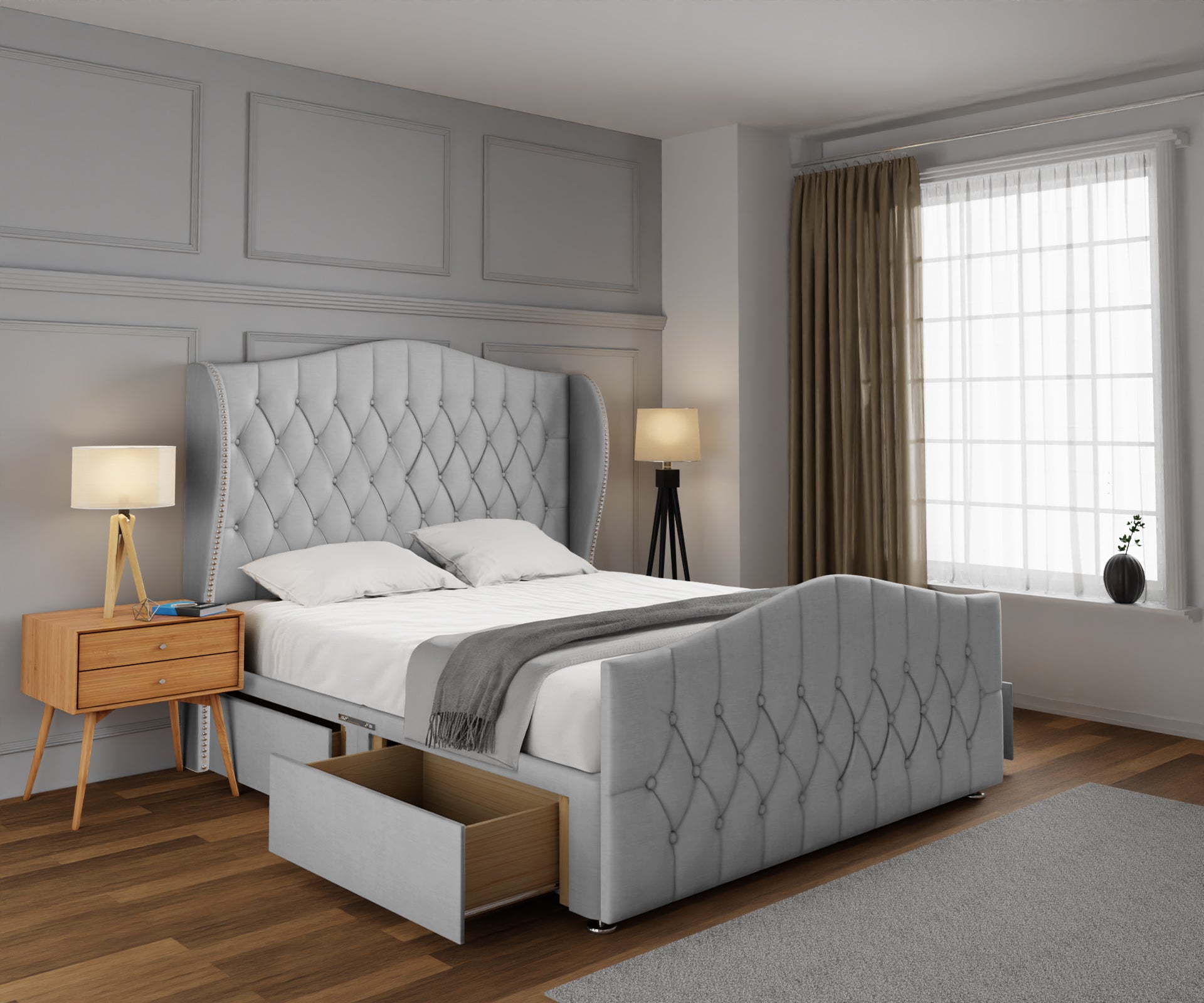 Marylebone Divan Bed Set With Footboard