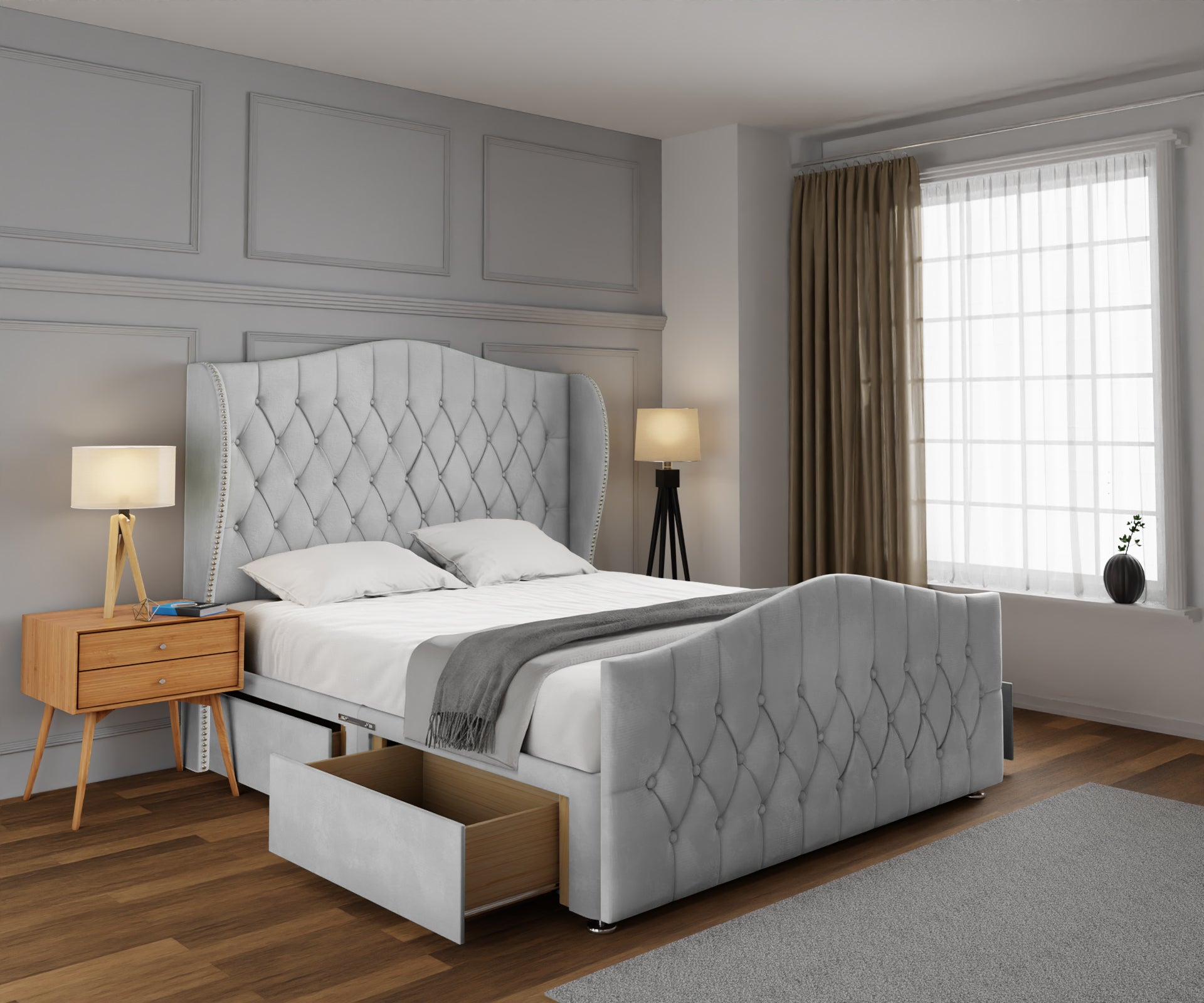 Marylebone Divan Bed Set With Footboard