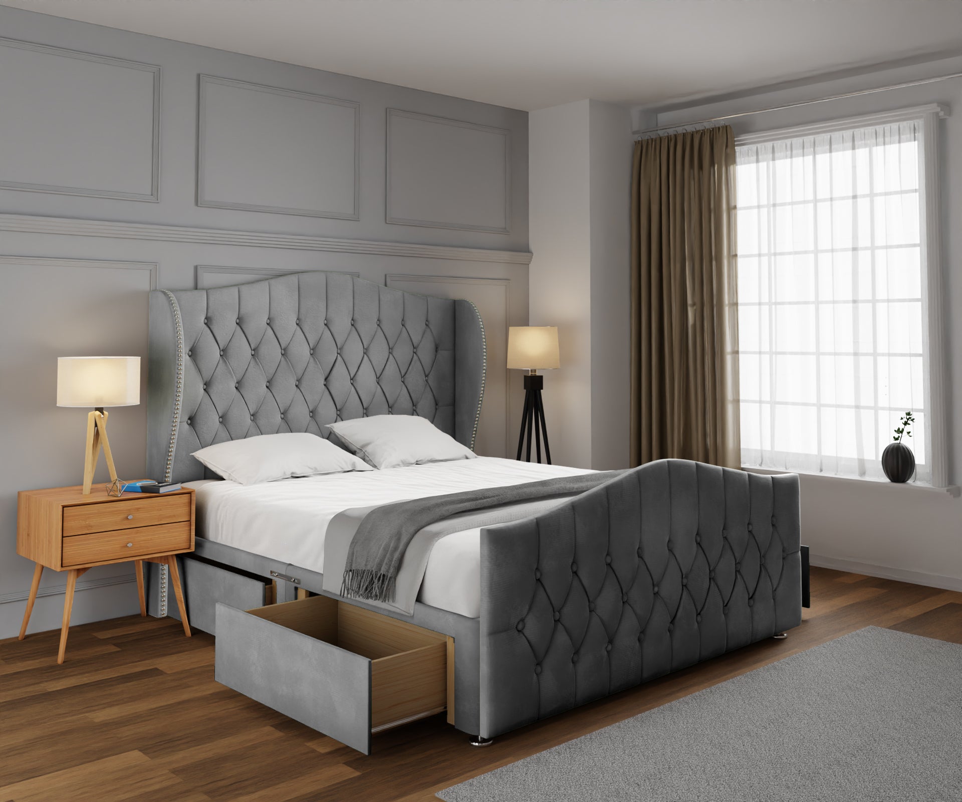 Marylebone Divan Bed Set With Footboard