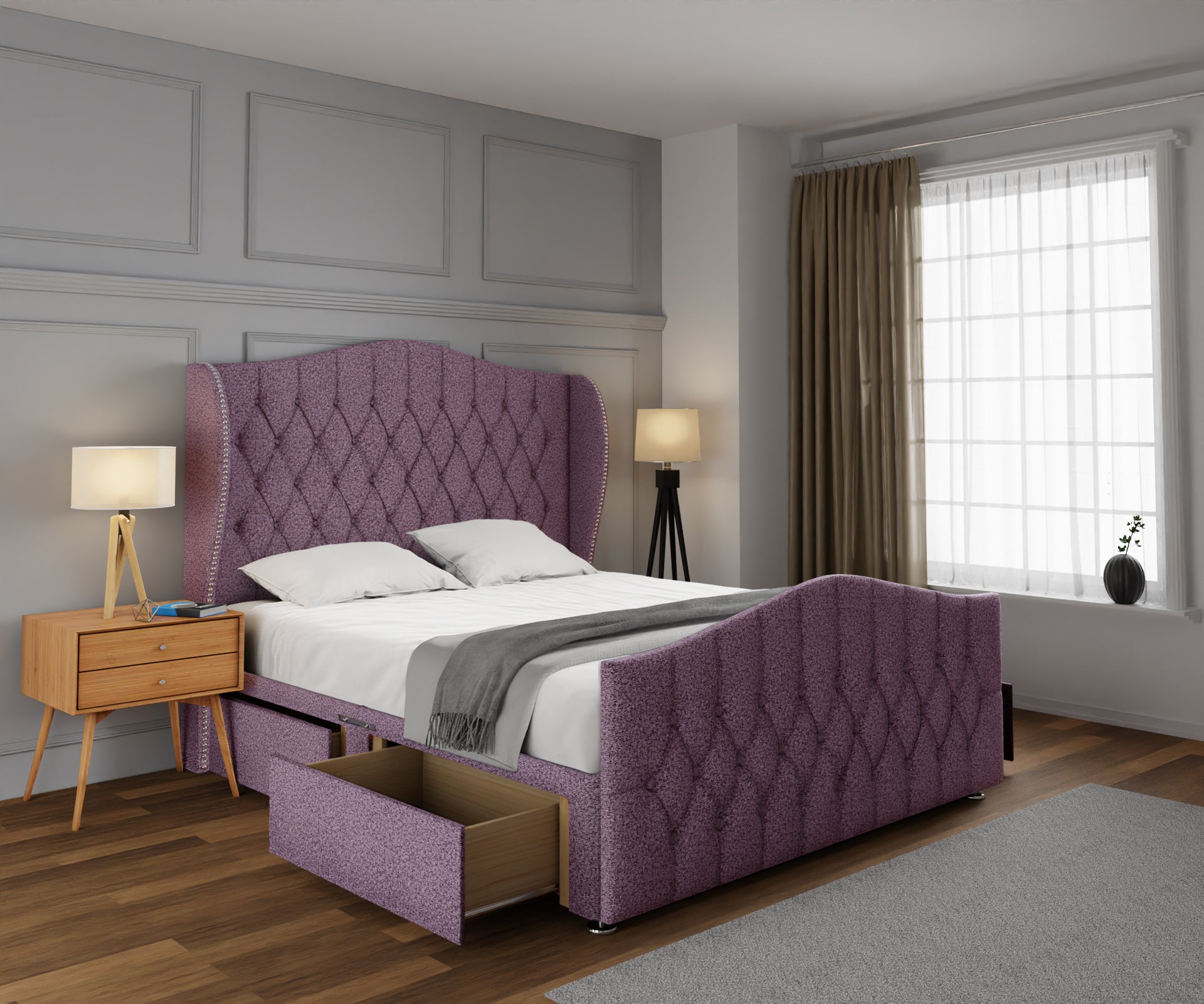 Marylebone Divan Bed Set With Footboard