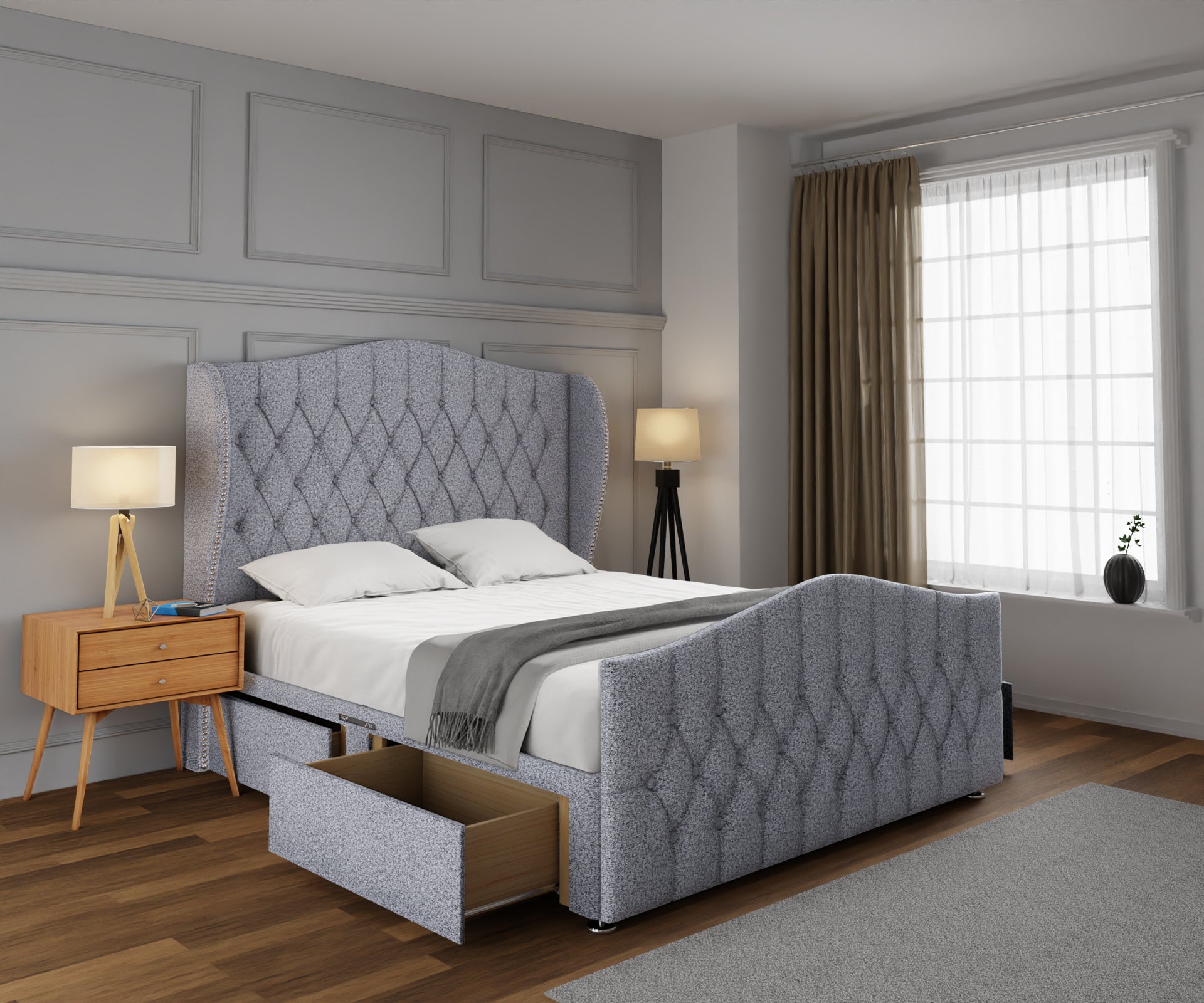 Marylebone Divan Bed Set With Footboard