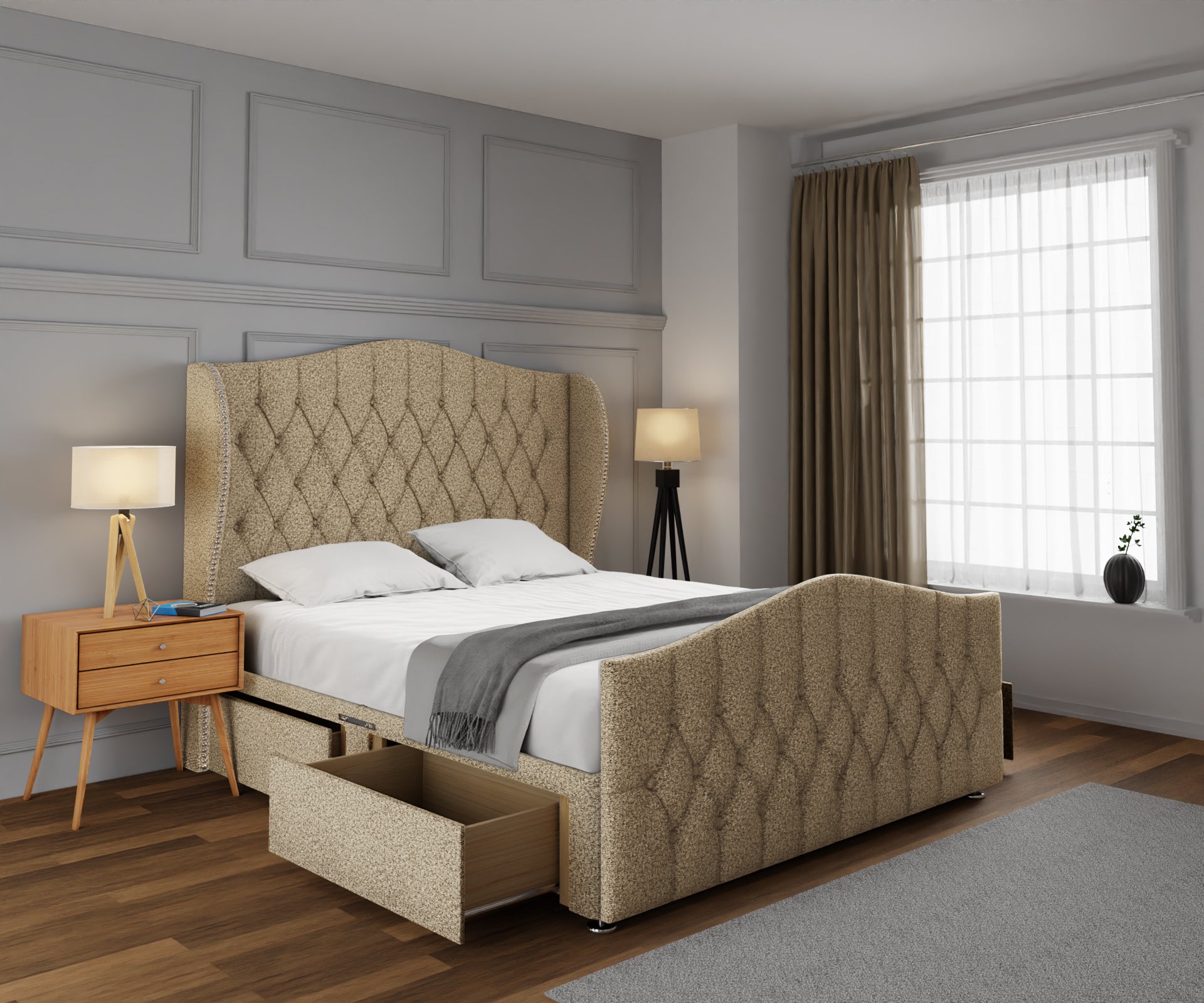 Marylebone Divan Bed Set With Footboard