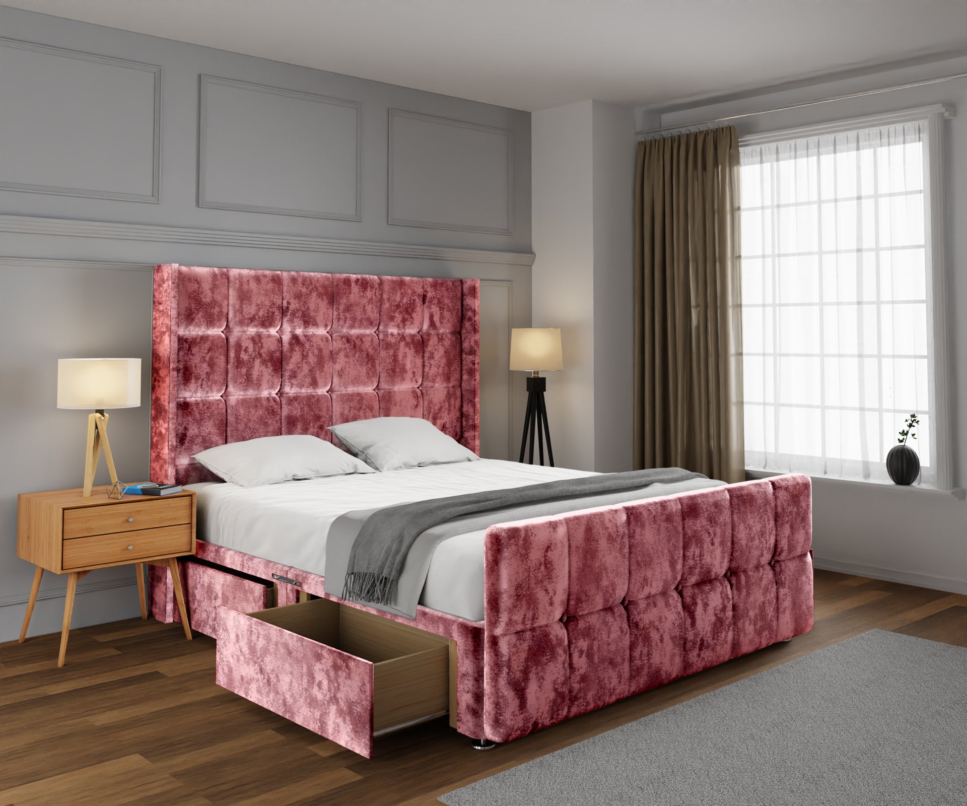 Mayfair Divan Bed Set With Footboard