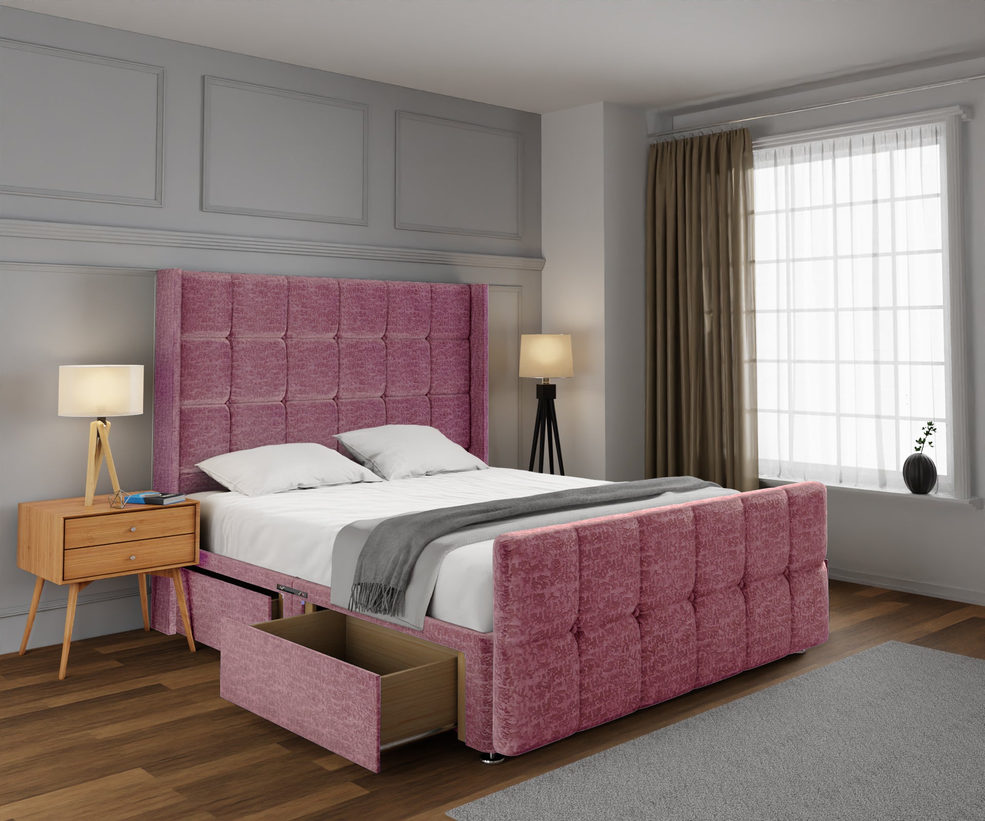 Mayfair Divan Bed Set With Footboard