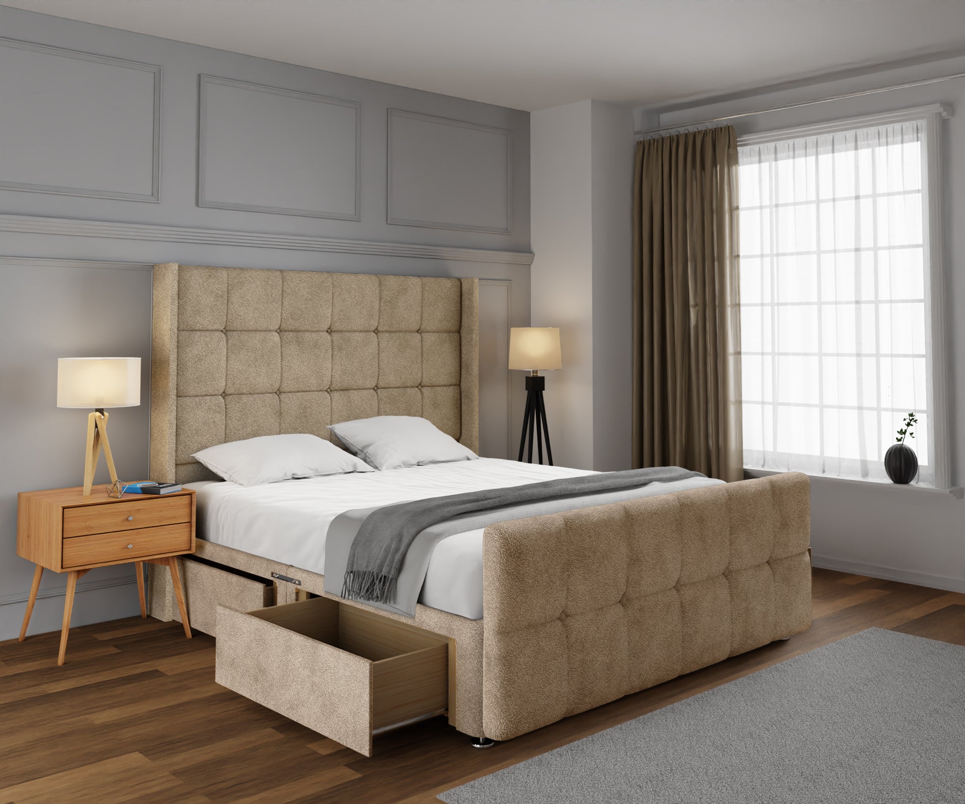 Mayfair Divan Bed Set With Footboard