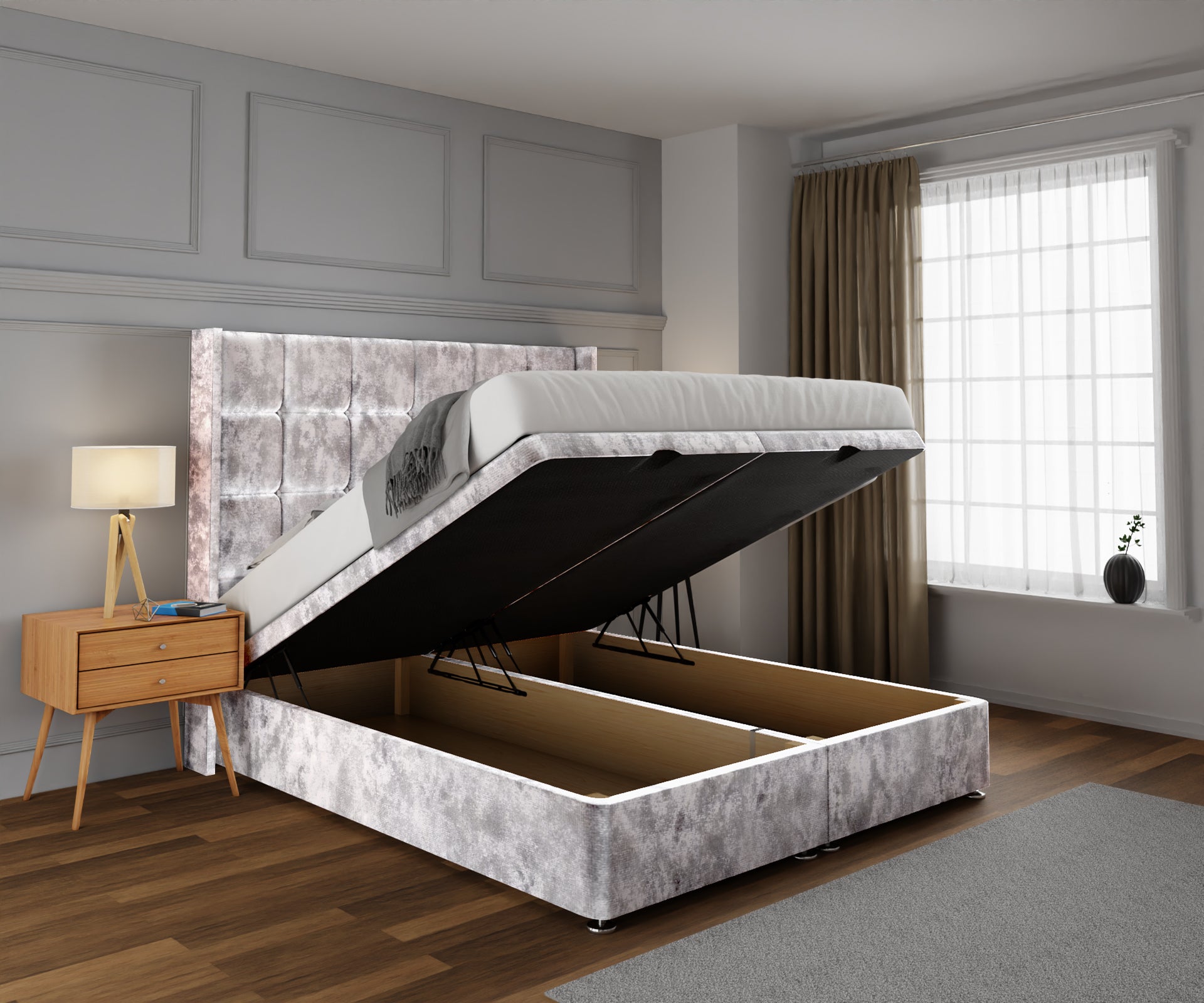 Mayfair Ottoman Storage Divan Bed Set