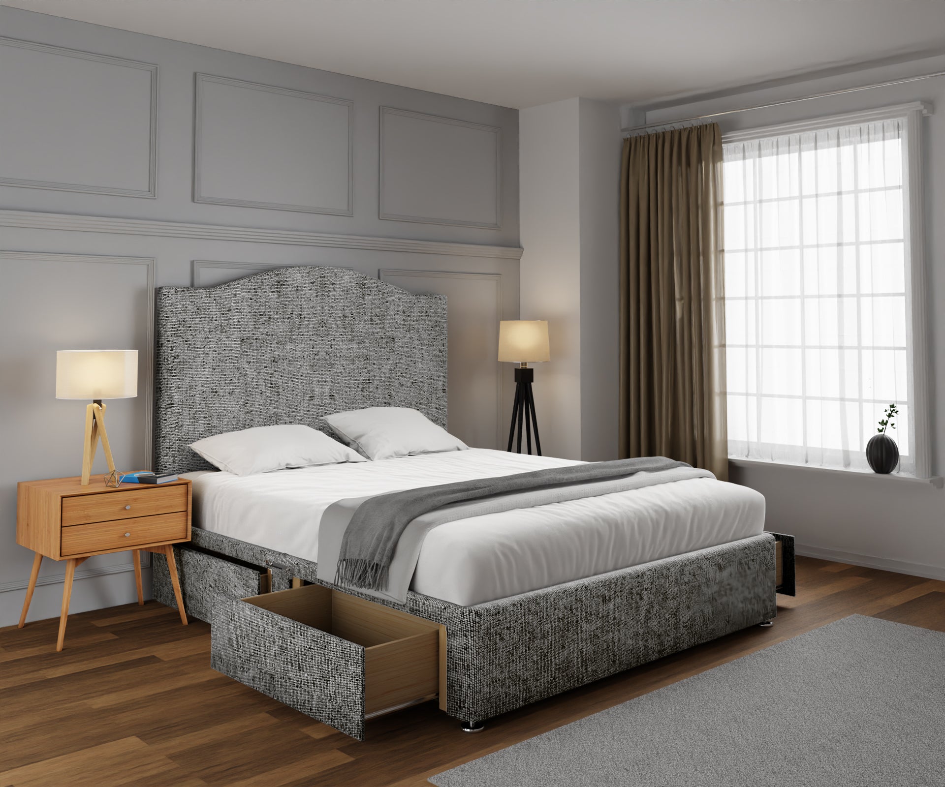 Rose Divan Bed Set