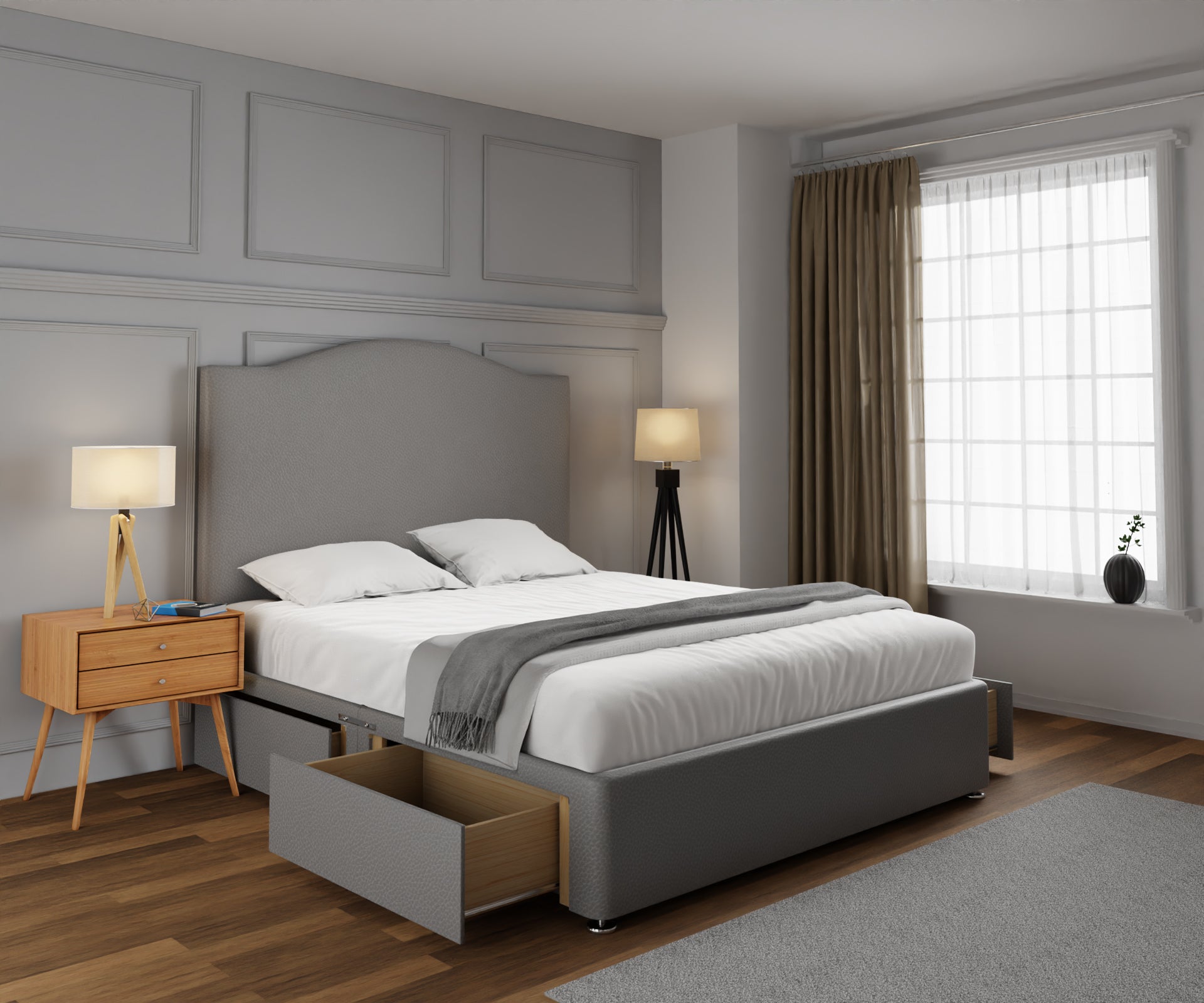 Rose Divan Bed Set