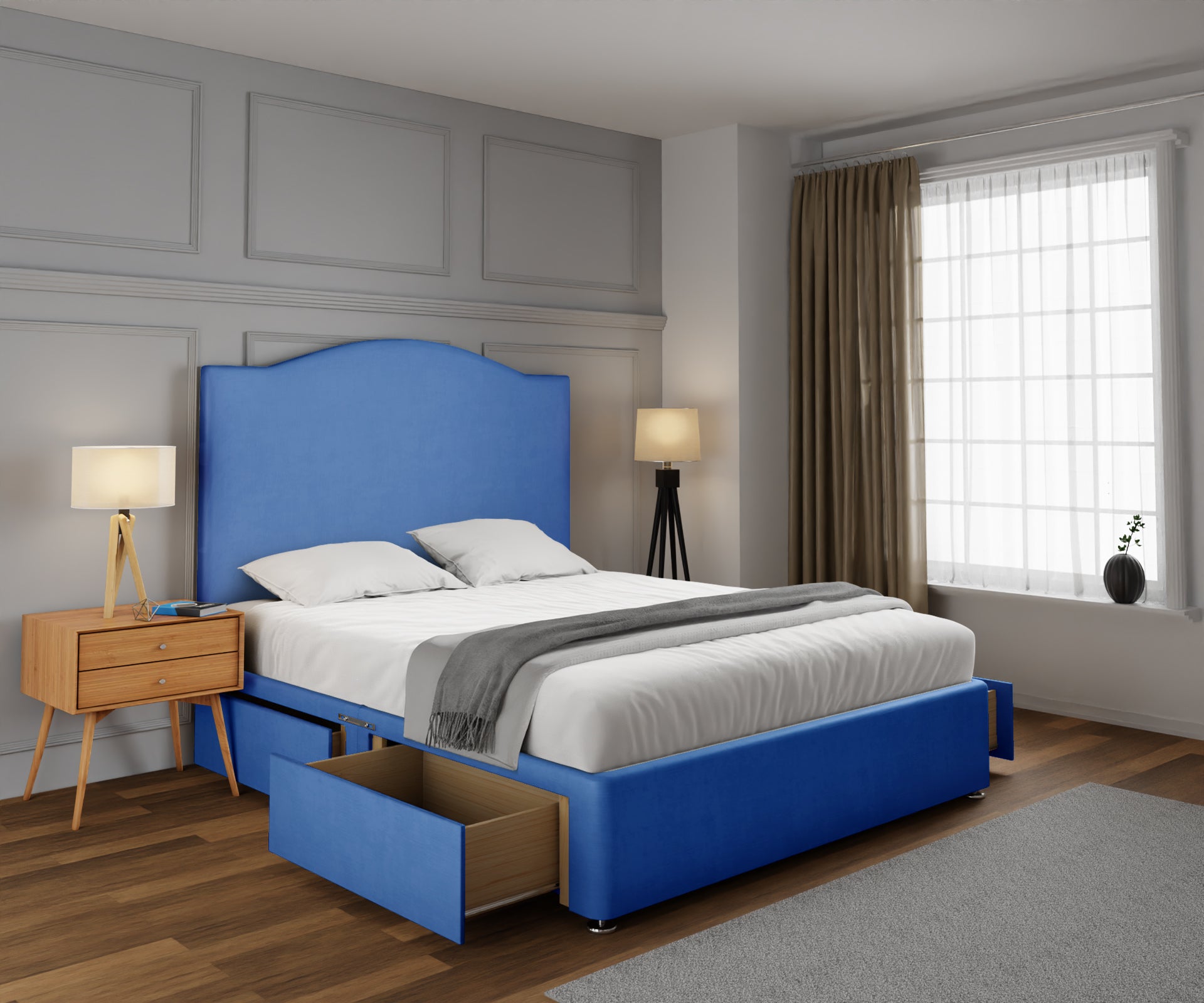 Rose Divan Bed Set