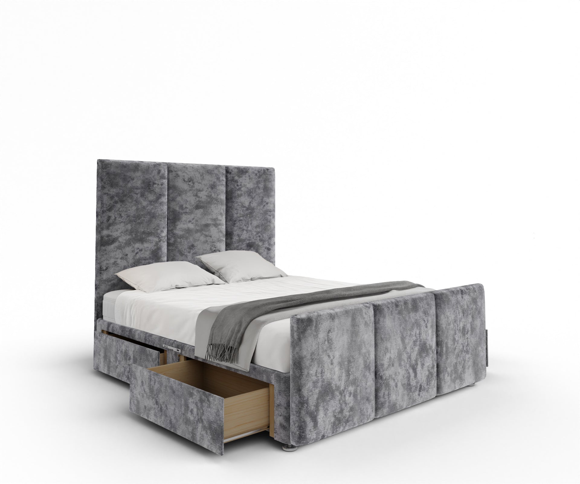 Ruby Divan Bed Set With Footboard