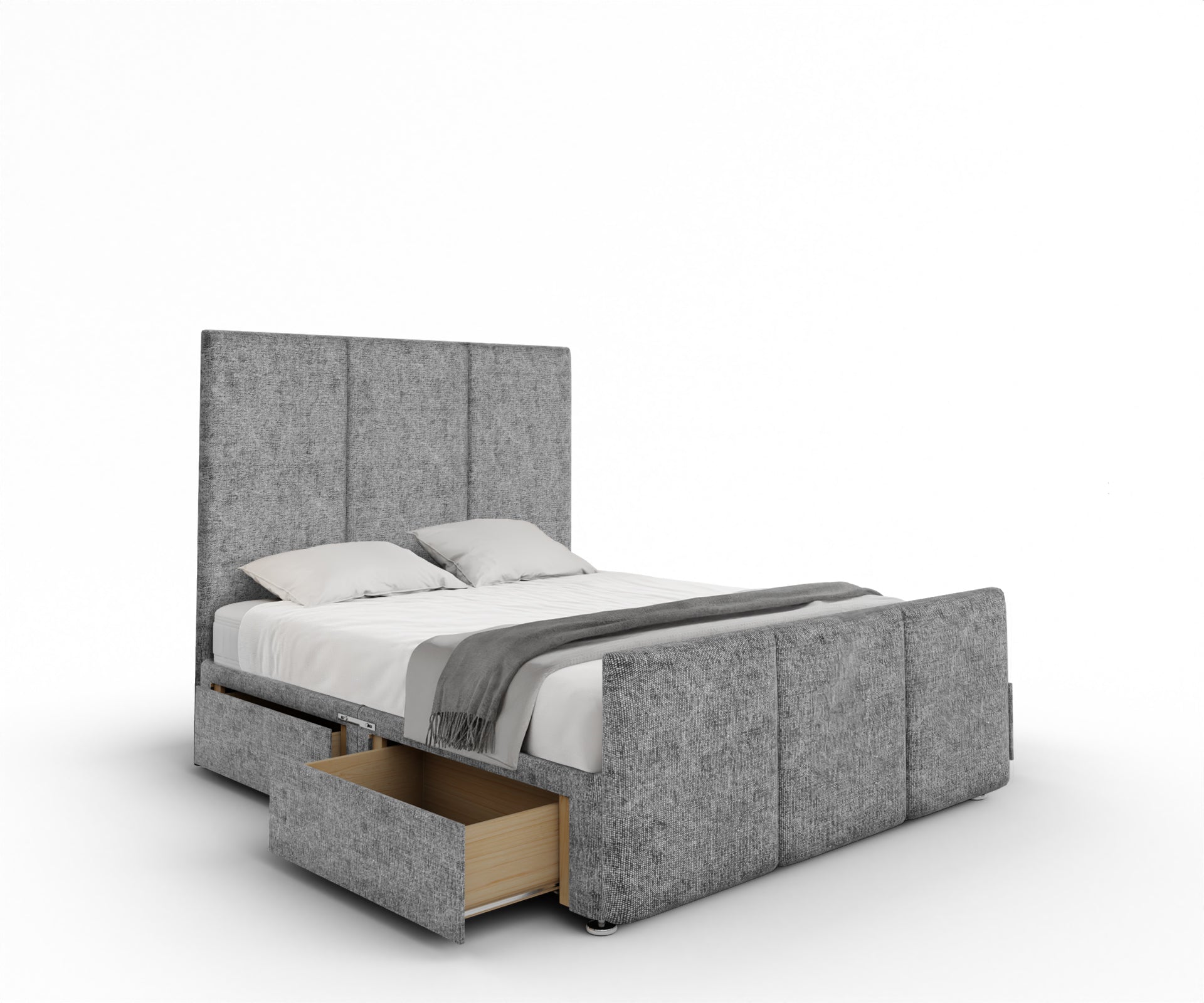 Ruby Divan Bed Set With Footboard