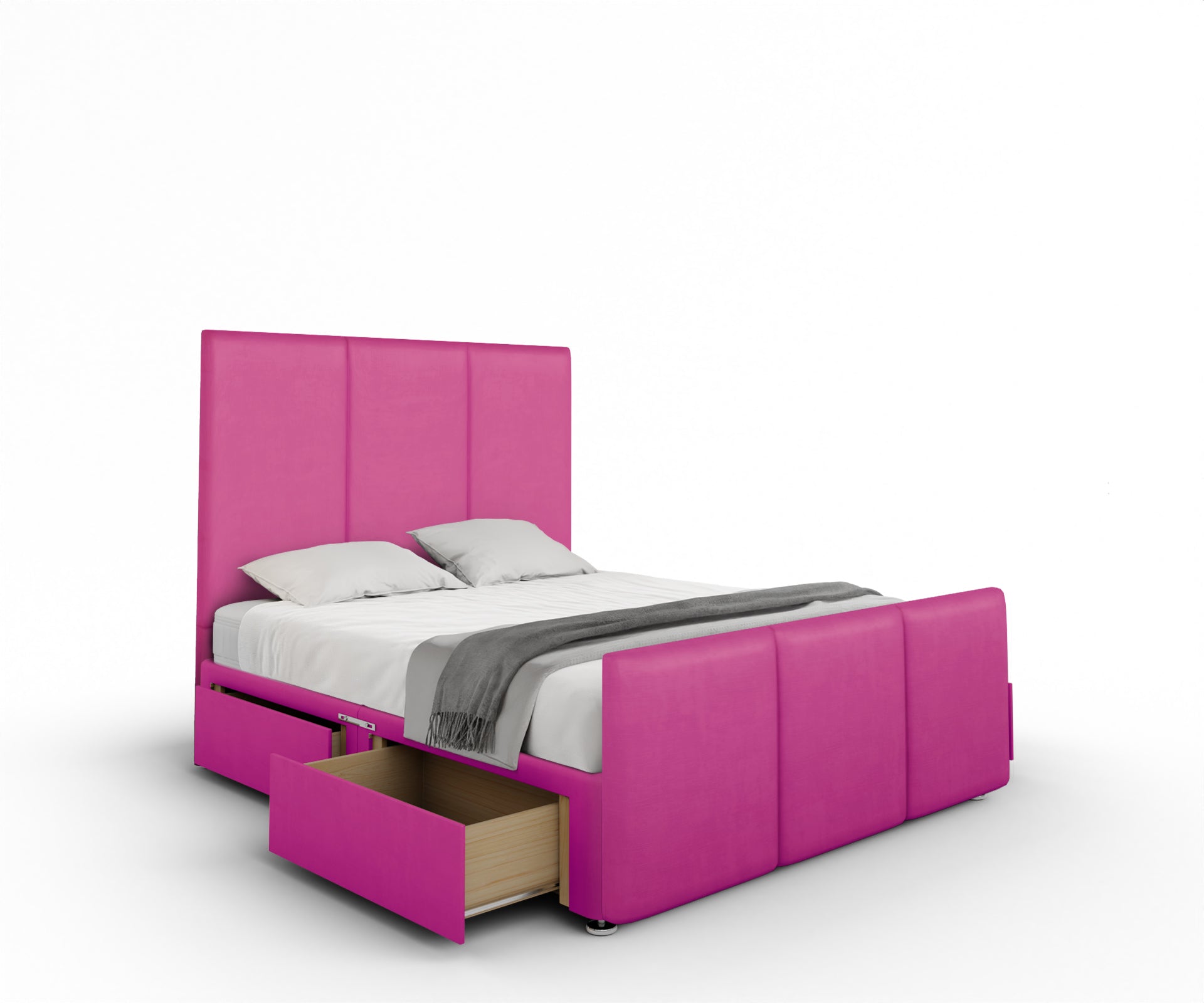 Ruby Divan Bed Set With Footboard