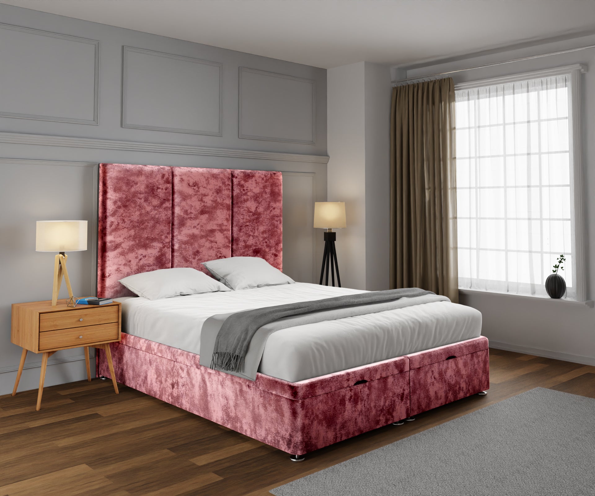 Ruby Ottoman Storage Divan Bed Set